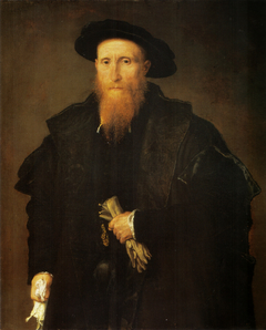 Portrait of an Old Man with Gloves by Lorenzo Lotto