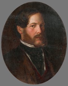 Portrait of Baron Gejza Mednyánszky by Kálmán Rudnyanszky