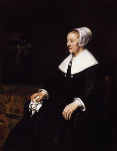 Portrait of Catrina Hoogsaet by Rembrandt