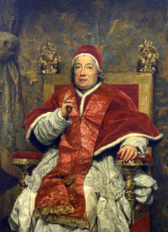 Portrait of Clement XIII Rezzonico by Anton Raphaël Mengs