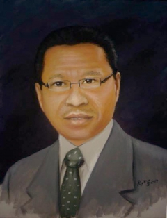 Portrait of Dr. Jose M. Oclarit by Cero ''RoyRoy'' L. Gulayan Jr.