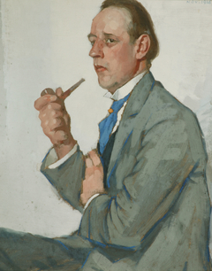 Portrait of E. H. Mooney by Pierre Adolphe Valette