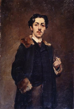 Portrait of Fernand Corot by Alexis Axilette