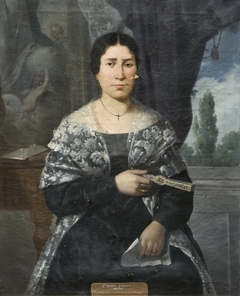 Portrait of lady Serapia Muñoz by Rafael Romero Barros