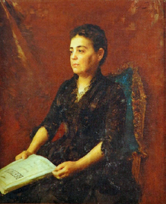 Portrait of Maria Amália Ferreira Lage by José Júlio de Sousa Pinto