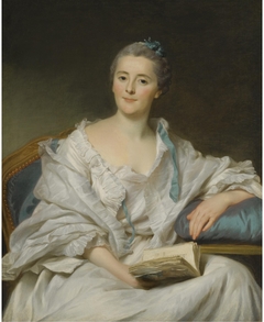 Portrait of Marie-Françoise Julie Constance Filleul, marquise de Marigny by Alexander Roslin