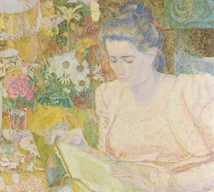 Portrait of Marie Jeanette de Lange by Jan Toorop