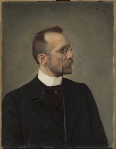 Portrait of Mikołaj Brzeski by Leon Wyczółkowski