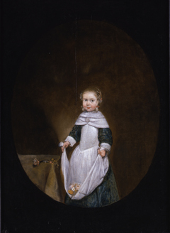 Portrait of Naleke Craeyvanger (1655-1676) by Caspar Netscher