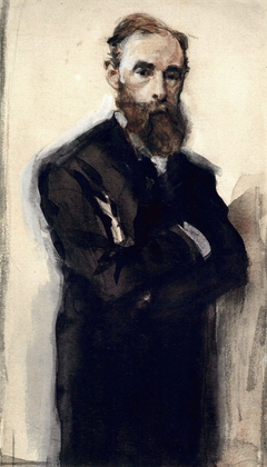 Portrait of Pavel Tretyakov by Valentin Serov