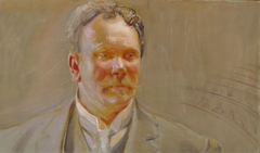 Portrait of Professor E.N.Setälä by Akseli Gallen-Kallela