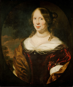 Portrait of Sara Ingelbrechts (1636-1711) by Nicolaes Maes