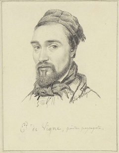 Portret van Edouard de Vigne by Félix De Vigne