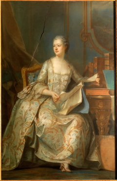 Portret van Madame de Pompadour. by anonymous painter