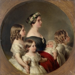 Queen Victoria (1819-1901) with her Four Eldest Children by Franz Xaver Winterhalter