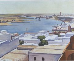 Rabat. Terrasses de la casbah (Bou Regreb) by Albert Marquet