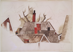 Red Chimneys by Charles Demuth