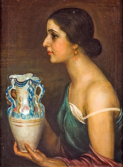 Retrato de la bailaora Conchita Triana by Julio Romero de Torres