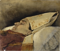 Retrato mortuorio del obispo de Narciso Martínez Izquierdo by José Nin y Tudó