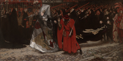 Richard, Duke of Gloucester, and the Lady Anne by Edwin Austin Abbey