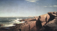 Rocks at Nahant by William Stanley Haseltine