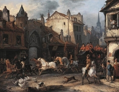 Rückkehr von der Jagd by Carle Vernet