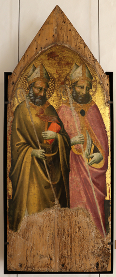 Saint Blaise et saint évêque by Master of the Straus Madonna