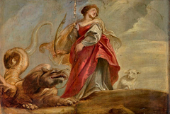 Saint Margaret and the Dragon by Peter Paul Rubens