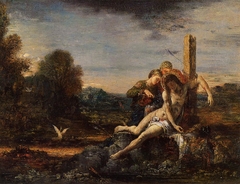 Saint Sébastien soigné par les saintes femmes by Gustave Moreau