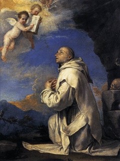 San Bruno riceve la Regola by Jusepe de Ribera