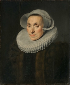 Sara van Bosschaert (version of 3/4-length portrait in the Prinsenhof, Delft) by Michiel Jansz van Mierevelt