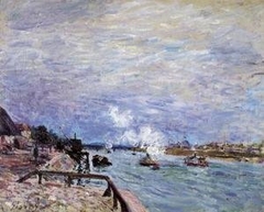 Seine at Grenelle by Alfred Sisley