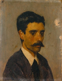 Self-portrait by Silva Porto by António Carvalho de Silva Porto