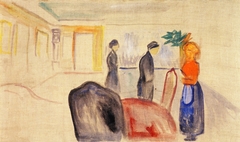 Set Design for Henrik Ibsen's "Ghosts" by Edvard Munch