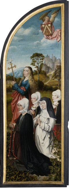 St Margret with Donors by Master of Frankfurt