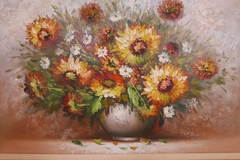 Still Life of Chrysanthemums by Norah Simpson