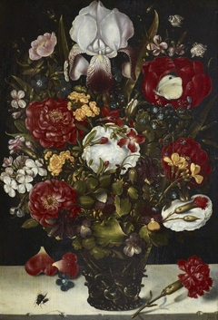 Still Life of Flowers in a Vase by Ambrosius Bosschaert