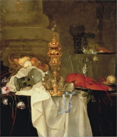 Sumptuous still life by Petrus Willebeeck