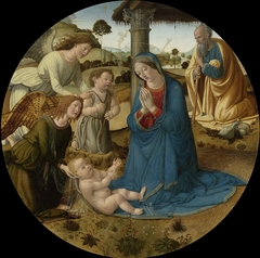 The Adoration of the Christ Child by Cosimo Rosselli