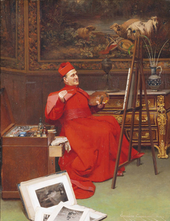 The Amateur Artist by Georges Croegaert