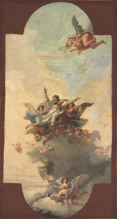 The apotheosis of a pope and martyr by Giovanni Domenico Tiepolo