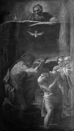 The Baptism of Christ by Annibale Carracci