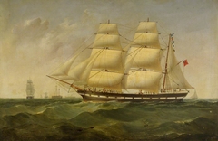 The barque Rajah of Sarawak by Samuel Walters