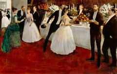 The Buffet by Jean-Louis Forain