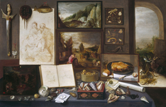 The Cabinet of a Collector by Frans Francken the Younger