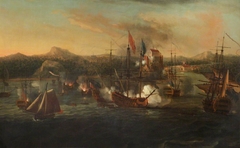 The Capture of Fort Chagres, March 1740 by Samuel Scott