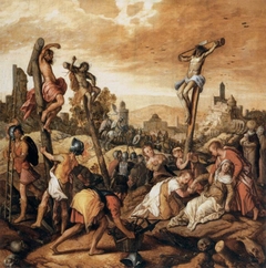 The Crucifixion by Joachim Beuckelaer