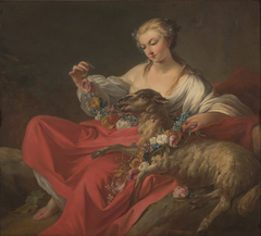 The Favorite Lamb (Le Mouton Favori) by Jean-Baptiste Marie Pierre