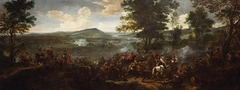 The French Army crossing the Rhine, 12 June 1672 by Jan Wyck