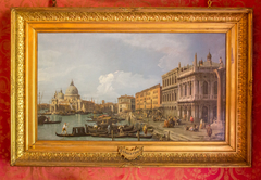 The Grand Canal, Piazzetta and Dogana, Venice by Canaletto